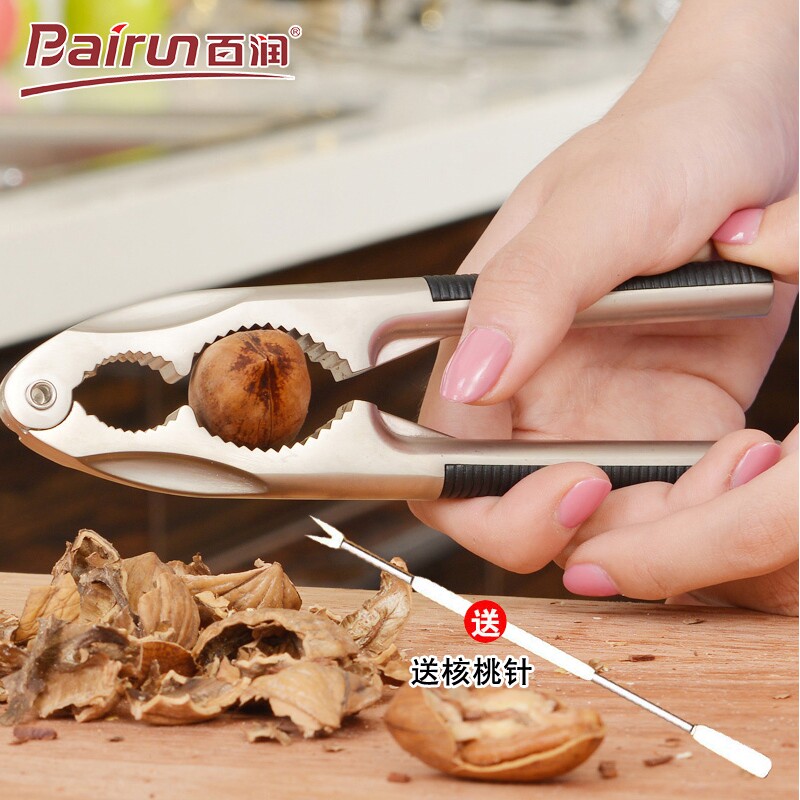山核桃夹子家用松子榛子开壳器小夹核桃神器剥壳器钳子坚果板栗