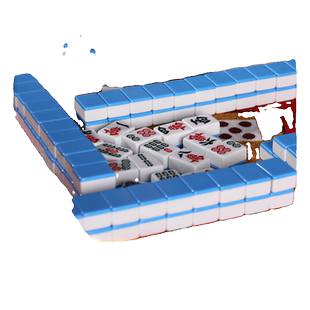 麻将牌 家用宿舍寝室手搓麻将四川中大号3842广东竹丝手打麻雀牌