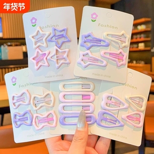 发夹儿童女2025侧边宝宝新款发卡女童刘海前额碎发bb夹不伤发头饰