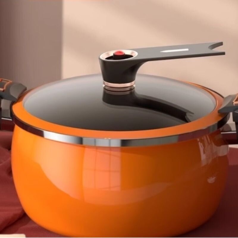 珐琅微压锅砂锅家用焖烧锅汤锅不锈大容量南瓜锅电磁炉燃气通用