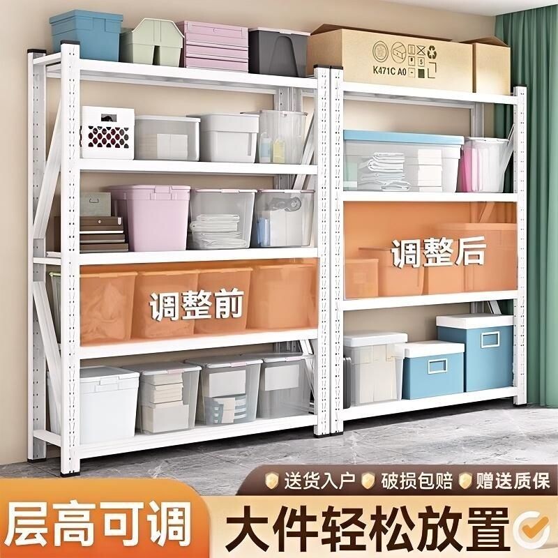 驿站仓库货架仓储多层置物架家用快递储物架铁架子超市承重超强
