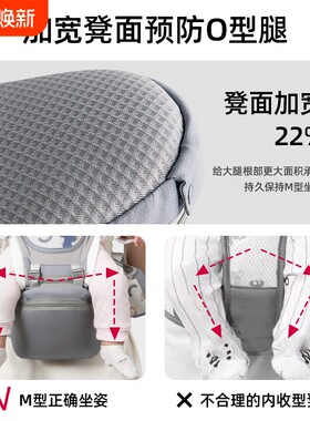婴儿背带腰凳宝宝多功能前后背带被小孩春夏四季通用2302加长款式