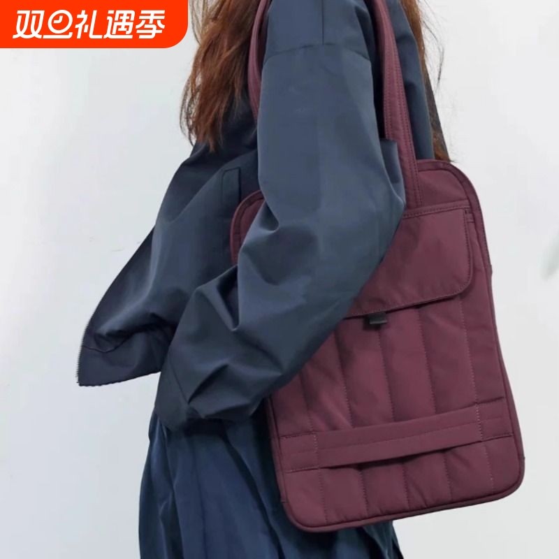 25新款单肩包原创同款多用途托特包简约通勤ipad防护包手提电脑包