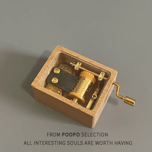 哈利波特手摇八音盒鸟之诗治愈迷你音乐盒女生生日礼物曲目机芯