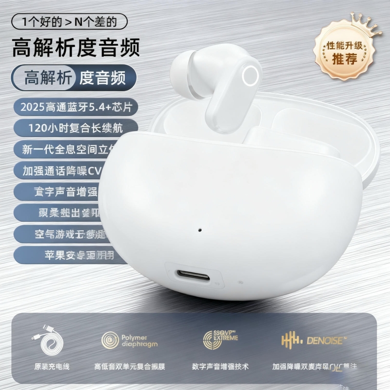 PRO耳机无线蓝牙耳机双耳迷你少女学生高颜值超长续航安卓通用