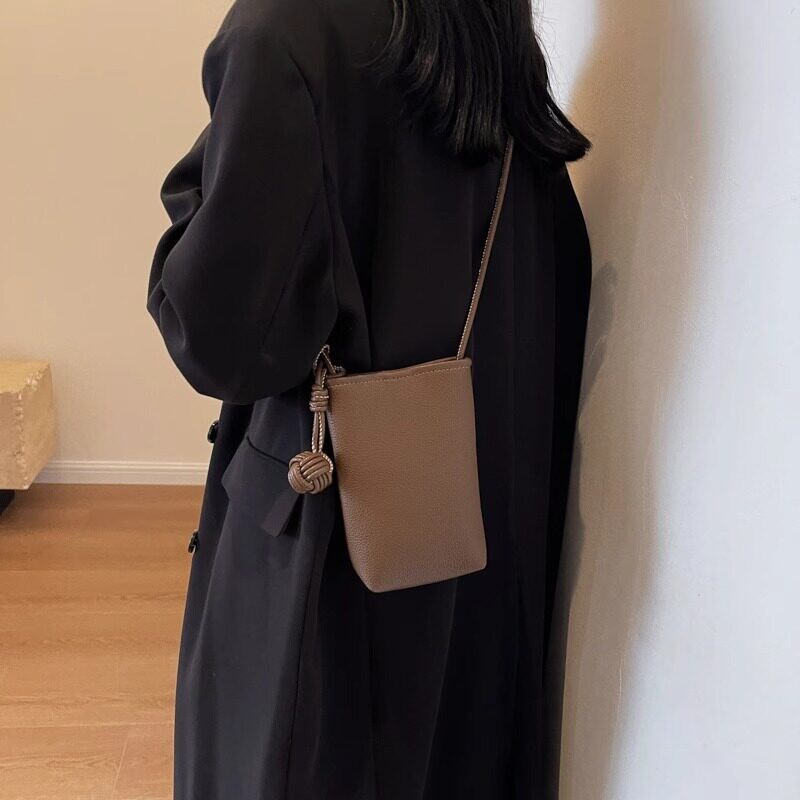 新款女士奶奶风迷你手机包单肩包图片