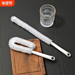 长柄杯刷水杯清洗神器无死角吨吨桶水壶刷细口瓶长手柄刷子杯子
