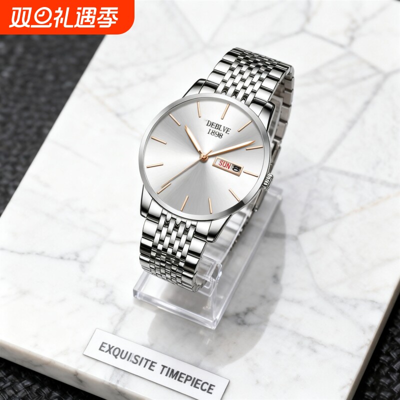 名牌男士手表正品官方旗舰瑞士非机械手表男款2024新款防水石英表