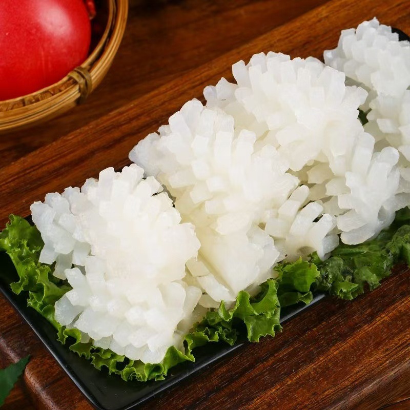 【弹！爆！脆！】冷冻鱿鱼花 片片开花大卷 满口Q弹 嫩脆不缩水！