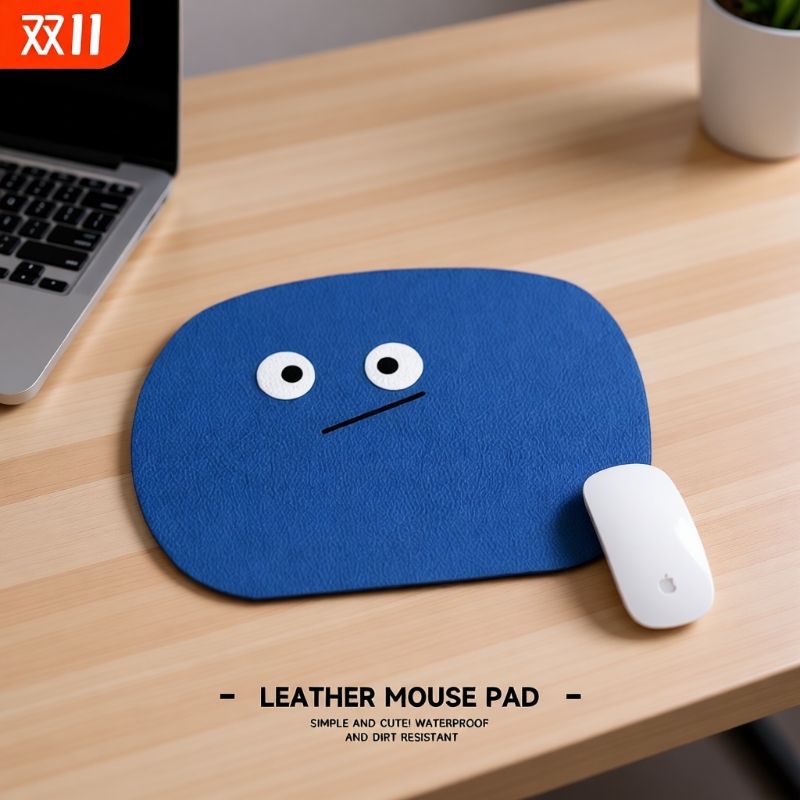 简约插画异型鼠标垫女生小号便携电脑办公桌垫防水家用创意滑鼠垫