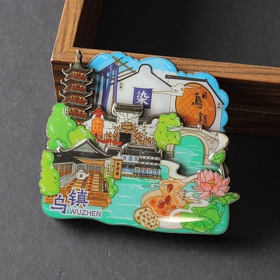 浙江城市冰箱贴杭州横店普陀山嘉兴绍兴台州温州乌镇宁波南浔古镇