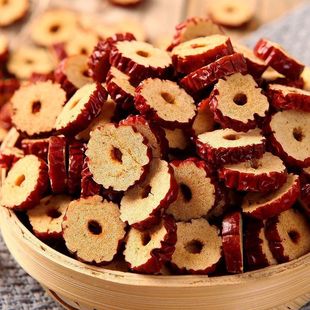 新疆去皮去核红枣片批发干吃气血泡水煮红枣枸杞桂圆茶25年新货发