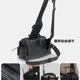 皓顿防水大容量路亚包多功能可插杆背包 户外钓鱼包 单肩包斜挎包