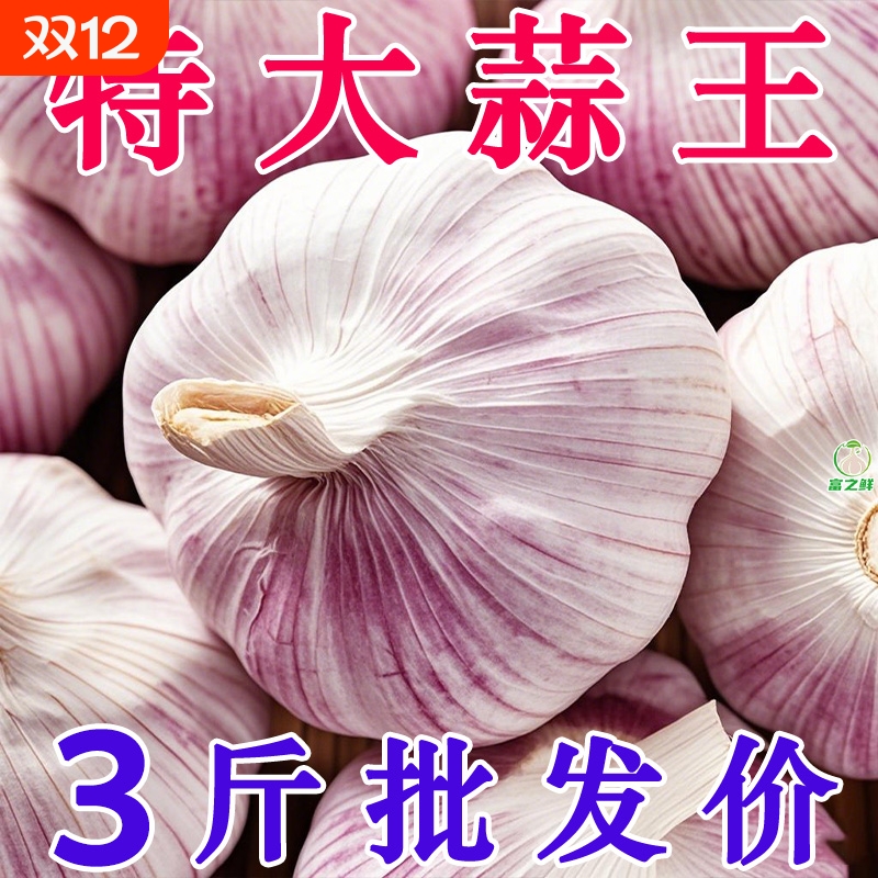 金乡紫皮大蒜5斤装|万人加购