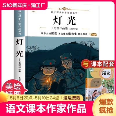 灯光原著正版 王愿建著 六年级上册语文课本作家作品系列 六年级课外书小学生课外阅读书籍