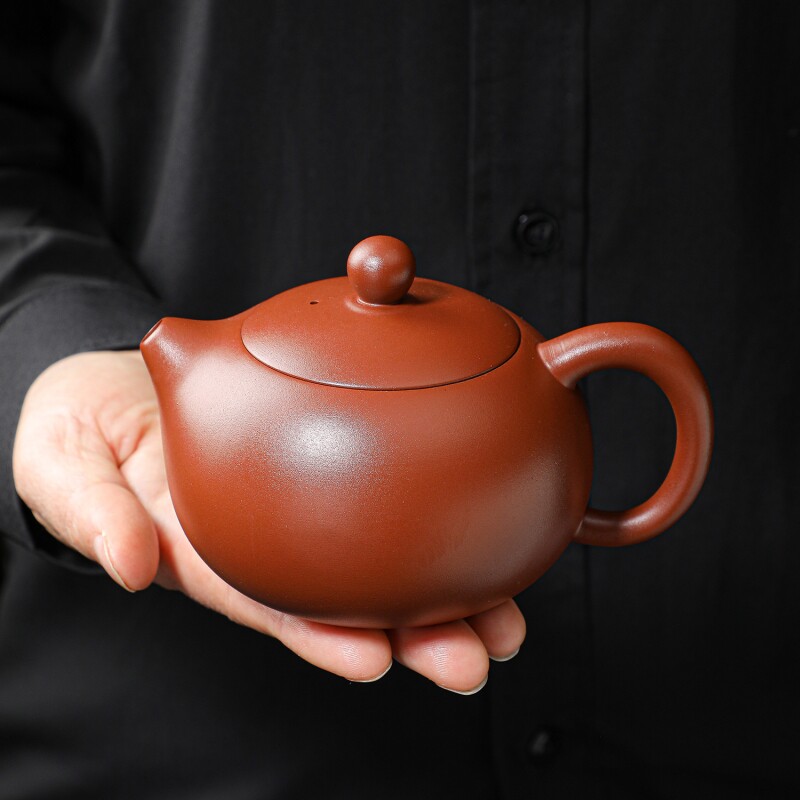 原矿朱泥紫砂西施壶罗汉茶杯功夫茶具茶道壶承零配中式一壶两杯