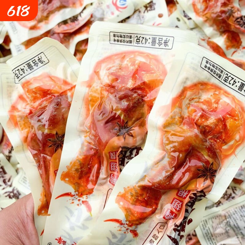 一件批发2-10个奥尔良大鸭腿正宗办公室卤味零食解馋追剧夜宵新货