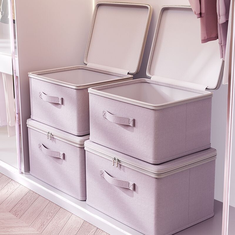 搬家收纳箱衣柜整理箱可折叠收纳筐衣物厚储物耐用换季折叠收纳箱