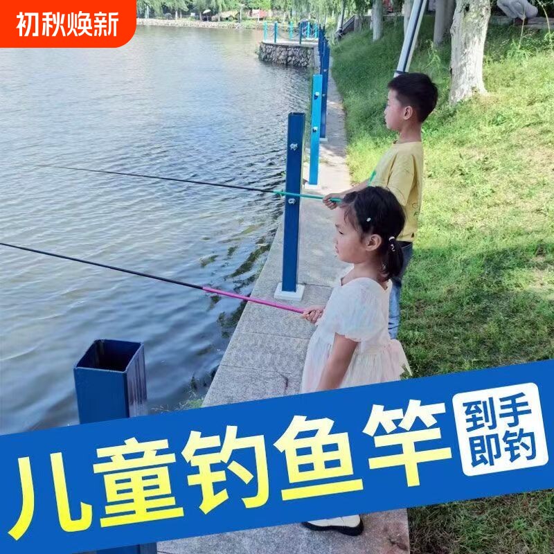 超硬新手短节溪流竿渔具套装钓鱼杆特价鱼竿玻璃钢钓鱼竿手竿超轻