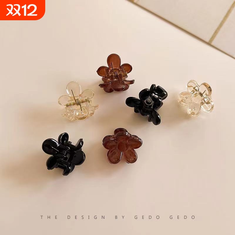 迷你花朵气质小抓夹碎发刘海夹发饰小夹子女头饰夏侧边发卡小发夹