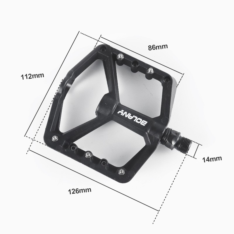 BOLANY山地车培林脚踏脚蹬子公路自行车尼龙防滑脚踏板骑行配件