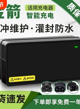 防水型适用金箭电动车电瓶充电器48V12AH60v20AH72V32AH2针3针