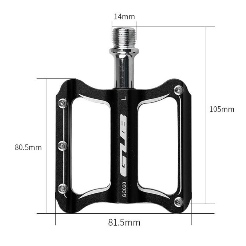 GUB自行车铝合金脚踏密封式培林山地公路车脚蹬防滑轴承车踏GC0