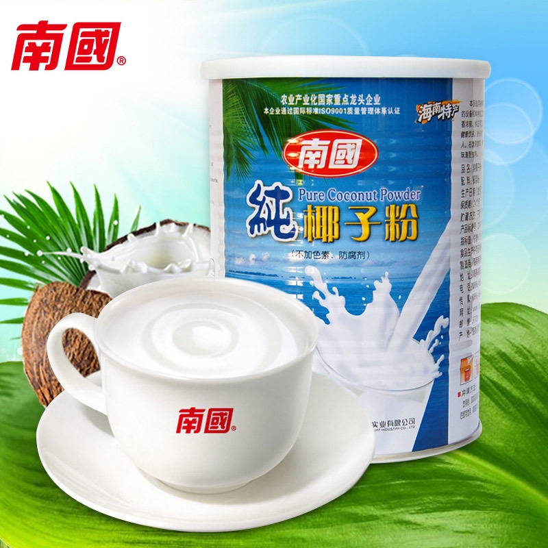 海南特产营养椰子汁无添加糖纯椰子粉360g冲泡营养早餐代餐粉