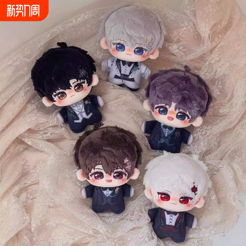 恋与深空棉花娃娃祁煜沈星回黎深秦彻夏以昼婚卡系列努努毛绒玩偶