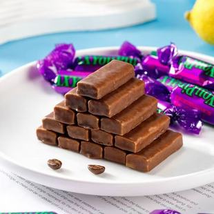 年货国产俄罗斯风味混合糖果松露巧克力牛轧糖紫皮糖多种糖果