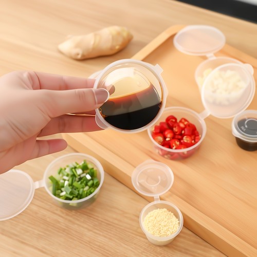 一次性酱料盒外卖打包圆形