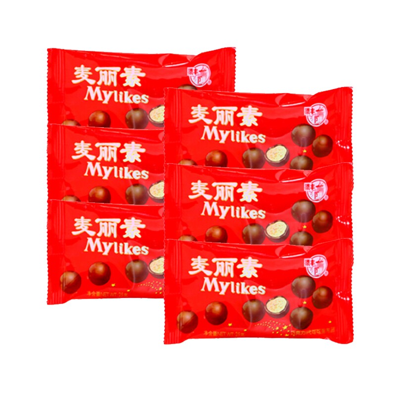 梁丰麦丽素巧克力25g*6包起（代可可脂）