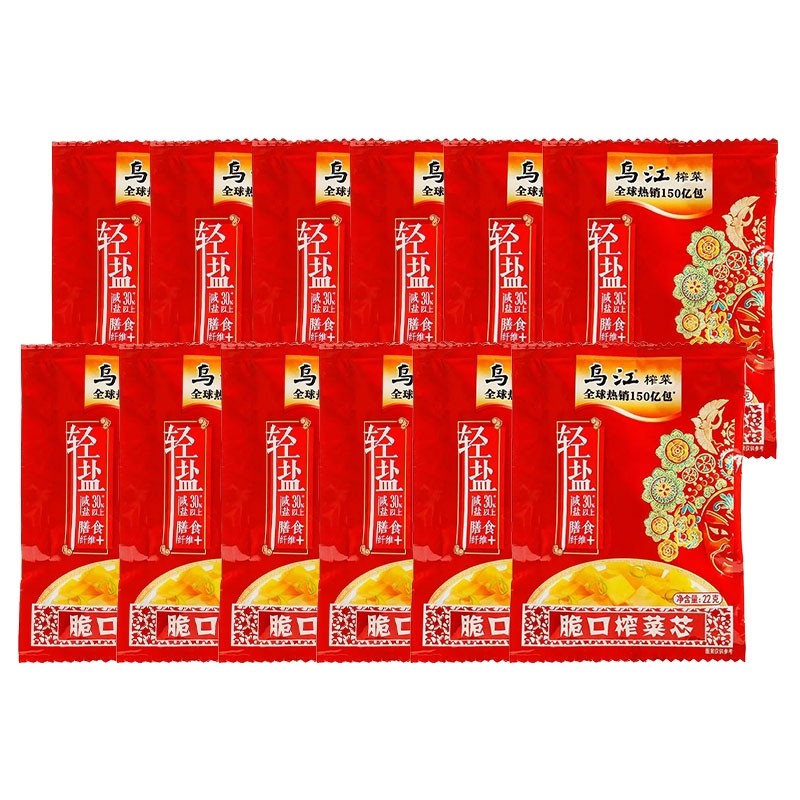 乌江榨菜萝卜丁22g*12包起