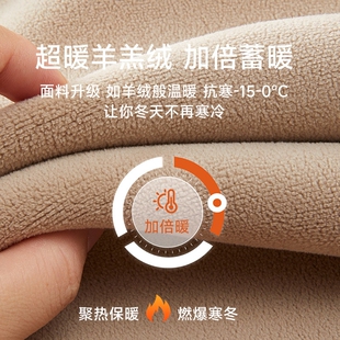 老人保暖内衣中老年中年妈妈秋衣秋裤套装女士保暖衣加厚加绒冬装