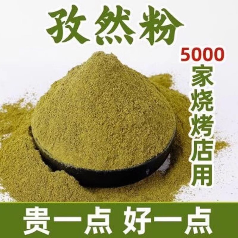 新疆孜然粉商用半颗粒碎粉烧烤调料孜然粒粗粉烤肉烤鱼腌撒料图片