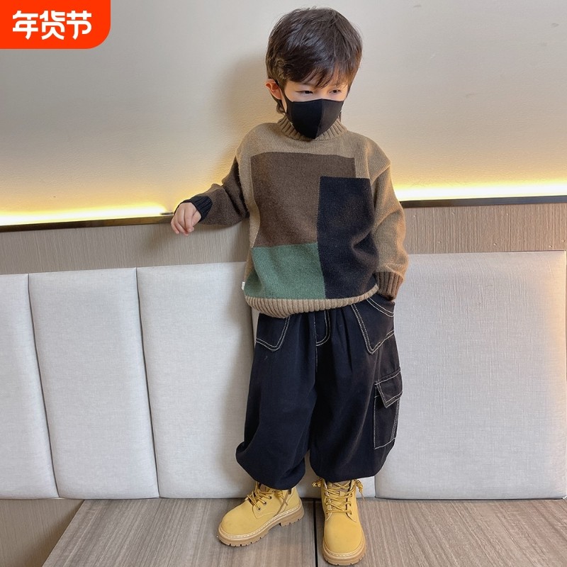男童毛衣秋冬2025新款儿童保暖针织打底衫洋气男宝宝内搭加厚上衣,童装/婴儿装/亲子装,毛衣/针织衫,淘宝优惠券,粉丝福利购,淘宝优惠卷
