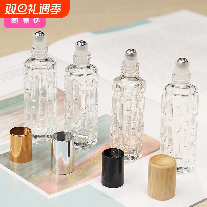 分装瓶/滚珠A1pf0-易上手香水玻璃竹盖走珠小空瓶旅行便携工具