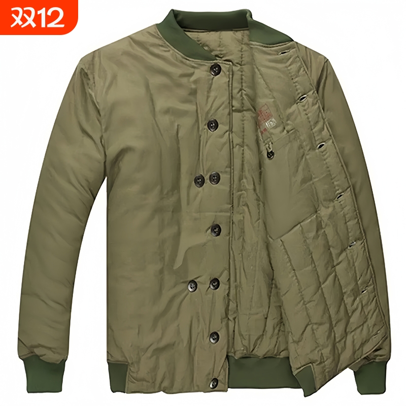 87式劳保棉袄加厚防寒棉服纯棉布白棉花老款式冬季建筑冷库工作服