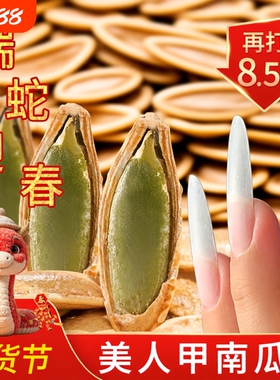 美人甲南瓜子500g1斤茶盐椒盐原味大包瓜籽休闲零食2025新货长粒