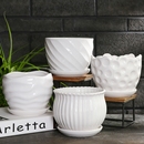 陶瓷花盆绿萝特价 白色蝴蝶兰盆批发 清仓大号中号家用多肉绿植欧式