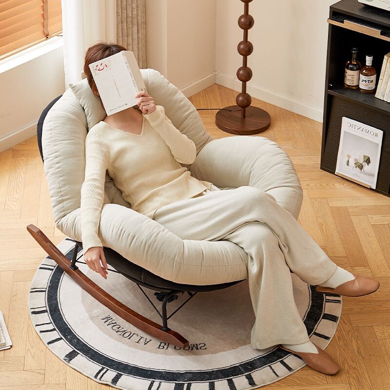 摇椅蛋壳阳台椅新款成人休闲懒人沙发椅可躺可睡单人家用摇摇躺椅