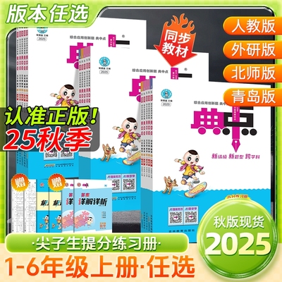 小学荣德基典中点语文数学英语
