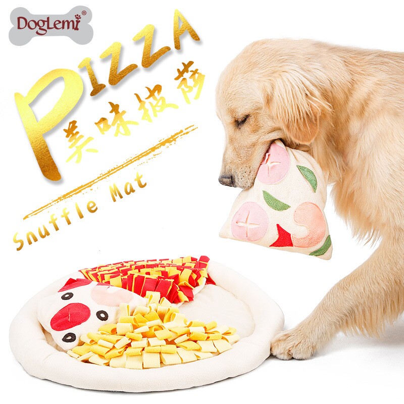 披萨饼宠物嗅闻垫 训狗垫子 消耗精力慢食益智训练闻闻玩具睡毯