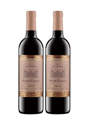14度进口红酒赤霞珠双支干红葡萄酒750ml*2