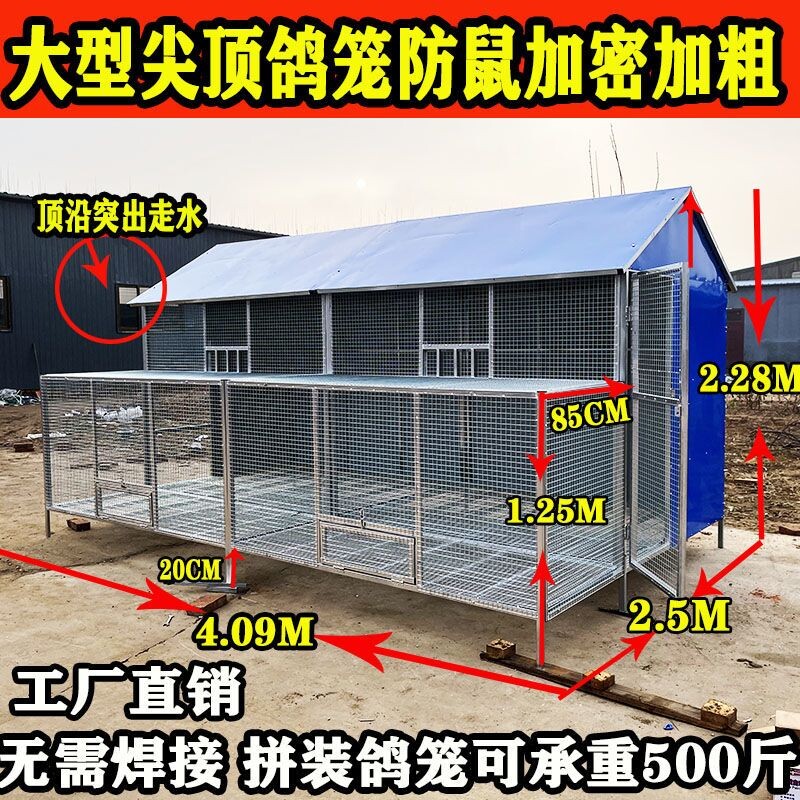 养鸽子专用笼子信鸽公棚放飞笼训放笼室外防雨便宜防家用大型