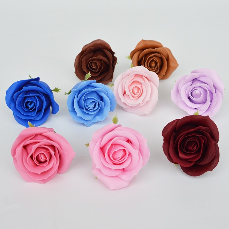 冷美人玫瑰香皂花永生花香薰花肥皂花圣诞节礼物礼盒花束diy材料