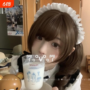 萌物白色lolita发箍日系可爱女仆LO娘蕾丝头饰cos制服jk发夹女KC