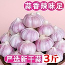 山东紫白皮大蒜头干蒜批发农家自种大蒜子特级大蒜便宜装