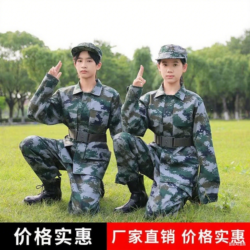 2025新款军训服迷彩服套装男夏季薄款运动作训全套外套上衣耐磨