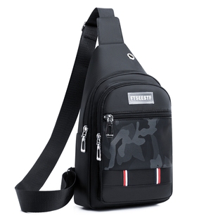背包 学生潮牌男士 胸包男款 运动休闲单肩挎包男包大容量斜挎包新款